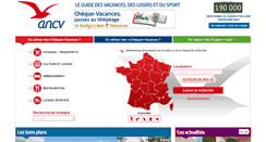 Desktop Screenshot of chequesvacances-fr.mobi